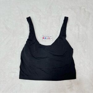 Black Cropped Tank Top